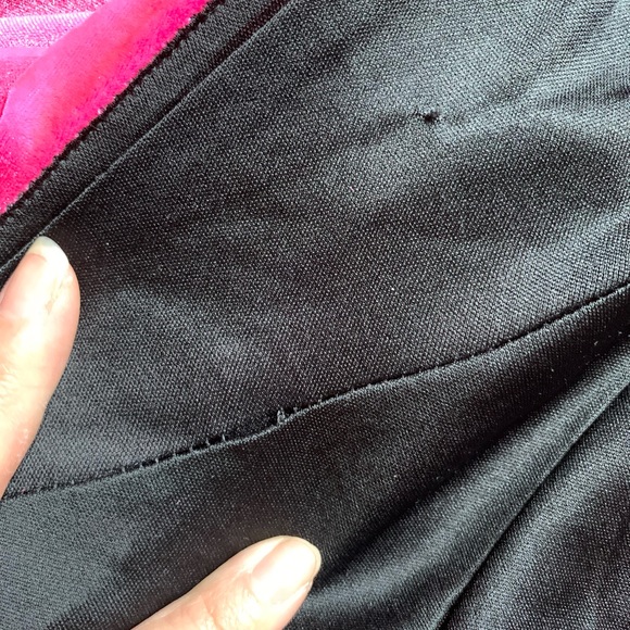 Topshop x Halpern Velvet Twist Dress US12 - Picture 8 of 11